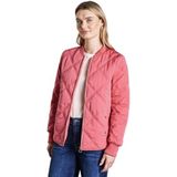 Street One Dames Blouson met doorgestikt patroon in Pink, in size: 34