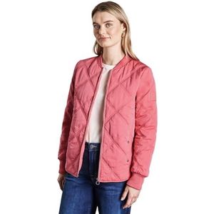 Street One Dames Blouson met doorgestikt patroon in Pink, in size: 34