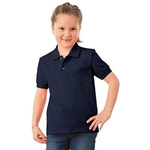 Trigema Poloshirt voor meisjes, blauw (navy 046), 104 cm