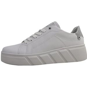 Rieker W2601 Veterschoenen voor dames, wit, 36 EU