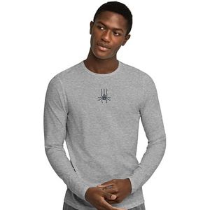 Green Fish T-shirt voor heren, Grijs, XL