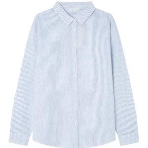 Springfield blauw overhemd, maat 34, Blauw (Azul Chino), 32