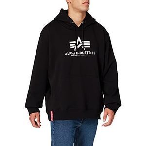 Alpha Sweatshirt voor heren, zwart, 3XL-5XL