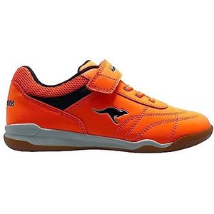 KangaROOS Uniseks K-highyard Ev sneakers, Neon Orange Jet Black, 39 EU