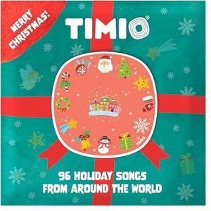 TIMIO Kerstliedjes Disk voor TIMIO Audio- en Muziekspeler | 96 Internationale Kerstliederen van over de Hele Wereld | Kerstmuziek en Feestliedjes