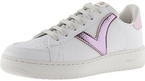 Victoria - Madrid - Tennisschoenen - Rosa - Kunstleer - Met Perforaties