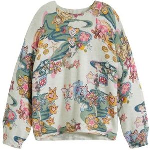 Trui - Figuurprint - Lange Mouwen - Regular Fit