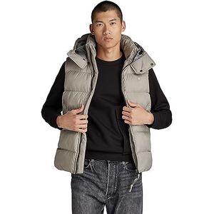 G-STAR RAW G- Whistler Pdd Hdd Vest, Grijs (Elephant Skin D20101-D199-G106), S