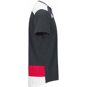 Kappa - AMIRYT - T-shirt - Donkergroen, Wit, Rood - Katoen, Elastaan