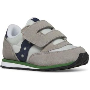 Saucony Originals Baby Jazz HL Sneakers voor kinderen, uniseks, grijs/marineblauw/groen, 26 EU