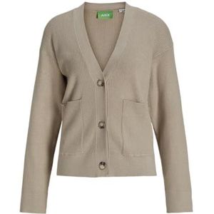 JACK & JONES Jxfranciska Cardigan Knit, feather grey, XL