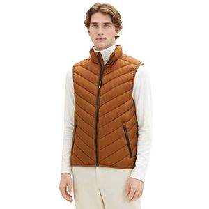 TOM KLEERMAKER lichtgewicht gewatteerd herengilet met opstaande kraag van gerecycled polyester