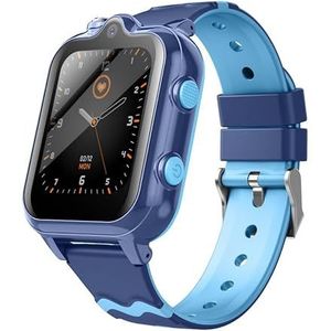 PRENDELUZ Blauwe smartwatch voor kinderen, 4G-smartwatch, GPS, videogesprek en meer