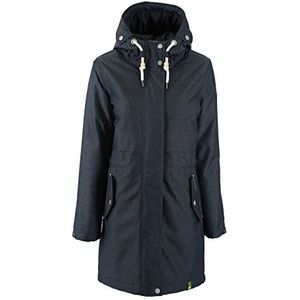 Schmuddelwedda Winterparka voor dames, marineblauw, gemêleerd, S