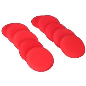 Car Detailing Wax PAD Set van 10 autowax-polijstpads, 10 stuks, professionele auto-verzorging, reinigen en wassen van de auto, applicatorpad, voor buiten