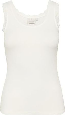 Jersey Top - KAomi Slim Fit - Wit - Tanktop