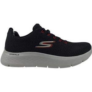 Skechers Heren Go Walk Flex Vespid Sneaker, Zwart, 45 EU