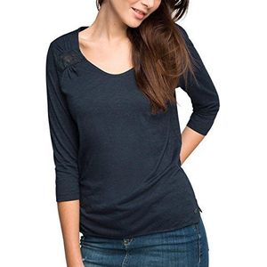 edc by ESPRIT dames shirt met lange mouwen met top detail