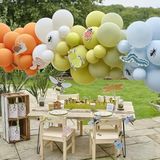 Ginger Ray Creepy Crawly Bugs Arch met 55 latexballonnen en 10 kaartuitsparingen, kinderverjaardagsdecoratie, meerkleurig