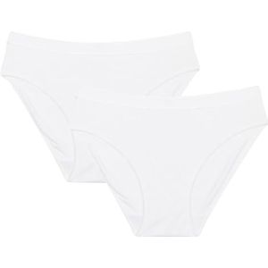 DIM - Meisjes Sport Micro Slipje - Wit - 2 Stuks