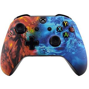 eXtremeRate Conflict Ziel Patroon Front Behuizing Shell Voorplaat voor Xbox One S & voor Xbox One X Controller Model 1708 - Controller NIET Inbegrepen