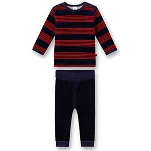Sanetta Tweedelige babypyjama voor jongens, Rood (Karmesin 3101), 74 cm