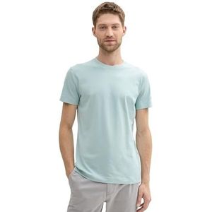TOM TAILOR Heren T-shirt, 30463 - Dusty Mint Blue, L