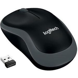 Logitech M185 Mouse, Wireless Swift Grey, 910-002238