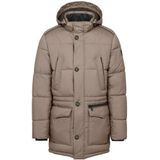 Tussenjassen - Beige - Capuchon - Afneembaar - Opgestikte Zakken - Ritssluiting