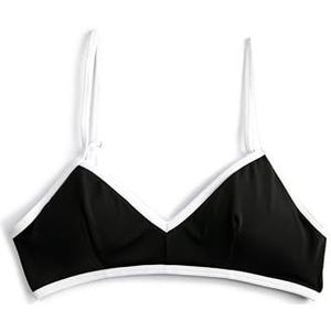 Koton Dames Criss Cross Binding Detail Bikini Top Swim Wear, zwart (999), 40