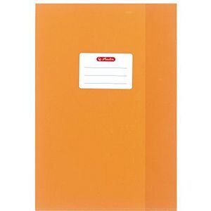Herlitz 5204060 boekomslag DIN A4, met reliëf (bast), PP, oranje