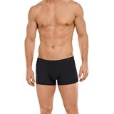 Schiesser Heren ondergoed shorts ademend en zacht - Long Life Soft, blauwzwart_149047, M
