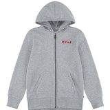 Levi's Jongens LVN Boxtab Full Zip Hoodie, Grijs Heidet, 8 Jaar