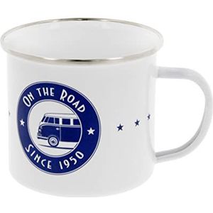 BRISA VW Collection Volkswagen T1 Bus Transporter Emaille Mok 500ml - The Ultimate Ride