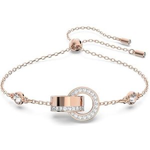 Swarovski - Dextera - Armband - Roségoudkleurig - Verstelbaar - Witte Kristallen