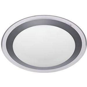 Reality Leuchten Plafondlamp/acryl ring helder/kunststof wit/inclusief SMD LED 12W, 700 lm, 3000K / ø 33 cm R62511200