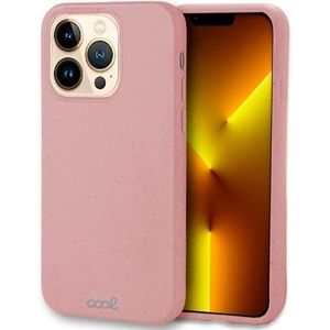 Cool beschermhoes voor iPhone 13 Pro Max Eco biologisch afbreekbaar roze