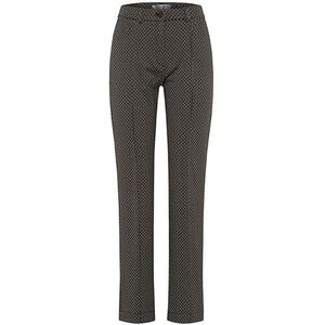 Raphalea by Brax Lorellastraight Magic Waist, pik Jacquard Jersey, super slim, antraciet, 40W x 30L