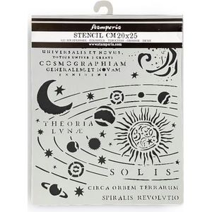 Stamperia Dikke stencil cm 20X25 - Fortune Constellation