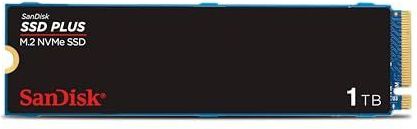 SanDisk - SSD PLUS - M.2 NVMe SSD - 1 TB - M.2 2280 - PCIe Gen 3.0