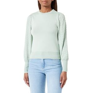 Bestseller A/S Dames Onlsylvia Ls Structure O-hals KNT gebreide trui, Seacrest, M