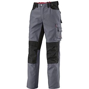 BP Workwear 1789-555-53 werkbroek - elastiek in de rug - tailleplooien - normale pasvorm - maat: 54s - kleur: donkergrijs/zwart