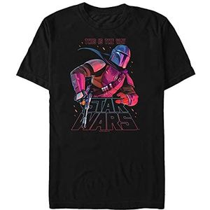 Star Wars: Mandalorian - Night Ranger Unisex Crew neck T-Shirt Black M