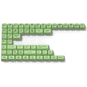 DROP The Lord of The Rings MT3 Elfish toetsenset PBT Hi-Profile, Cherry MX-stijl toetsenbord, compatibel met 60% via TKL-lay-outs, volledige grootte en enthousiaste lay-outs (Elfish Extras Kit)