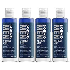 Amazon-Merk: Solimo Men After Shave Lotion, 4 x 100ml