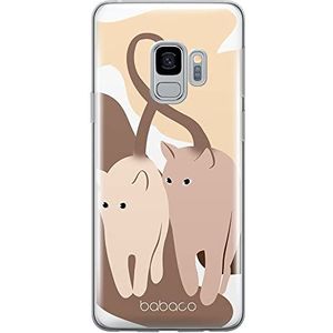 ERT GROUP mobiel telefoonhoesje voor Samsung S9 origineel en officieel erkend Babaco patroon Cats 002 optimaal aangepast aan de vorm van de mobiele telefoon, hoesje is gemaakt van TPU