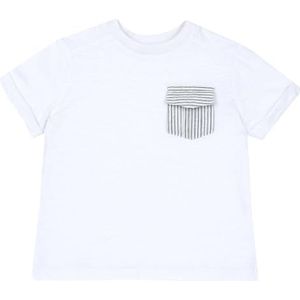 Chicco T-Shirt Met Korte Mouwen jongens, Bianco, 12M, Design in Italië
