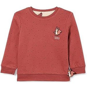 sigikid Omkeerbaar minishirt voor meisjes, herfst bos, rood/beige., 104 cm