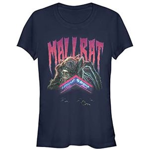 Stranger Things Vrouwen Mallrat Demogorgan T-shirt met korte mouwen, marineblauw, XXL, donkerblauw, XXL
