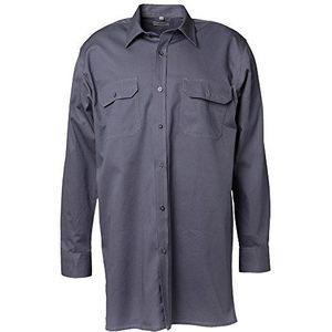 Planam, 406045, lichaamshemd 1/1 mouw maat 45/46, XXL, grijs